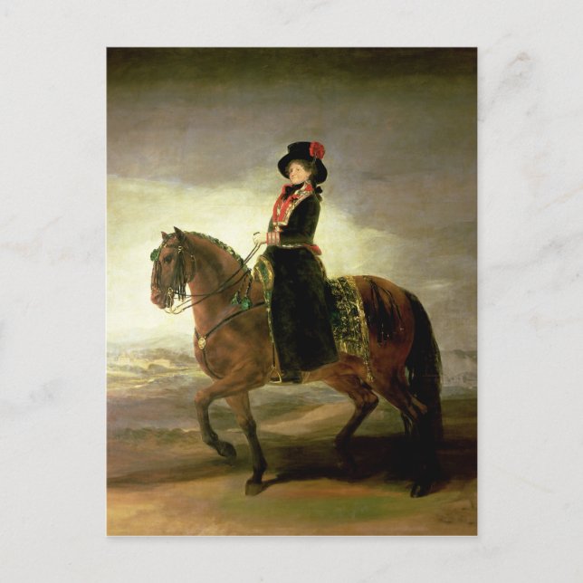 Carte Postale Francisco Jose de Goya y Lucientes | Po équestre (Devant)