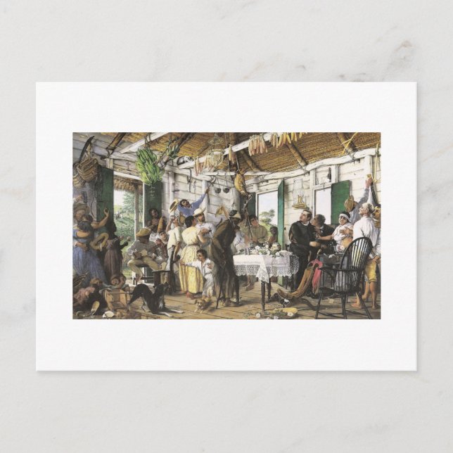 Carte Postale Francisco Oller El Velorio (Devant)