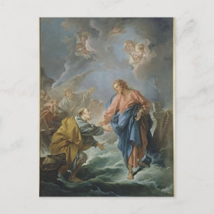 Carte Postale Francois Boucher - St. Peter Invité à marcher