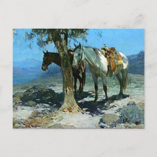 Carte Postale Frank Tenney Johnson Western