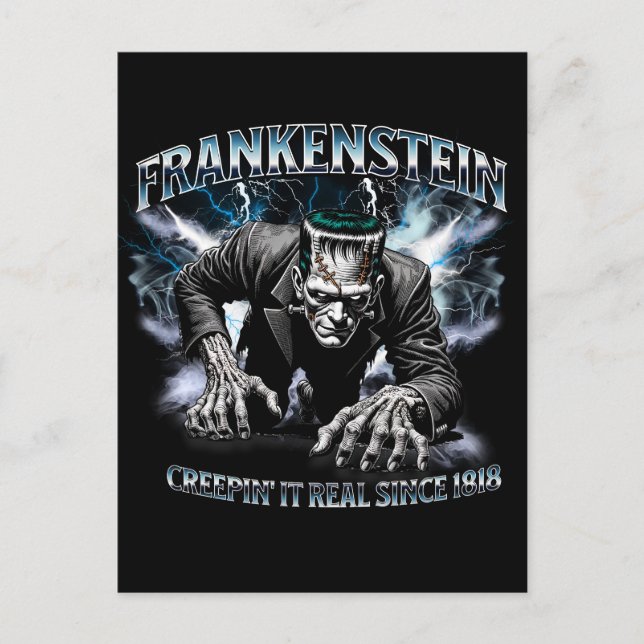 Carte postale Frankenstein Bootleg Style (Devant)