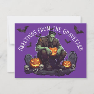 Carte postale Frankenstein Halloween