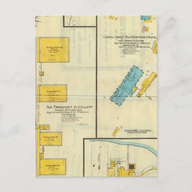 Carte Postale Frankfort, Kentucky 3 (Devant)