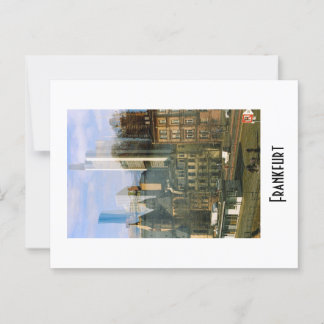 Carte Postale Frankfurt Postcard