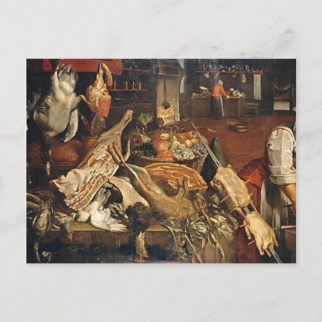 Carte Postale Frans Snyders - Cuisine à vie morte (Devant)