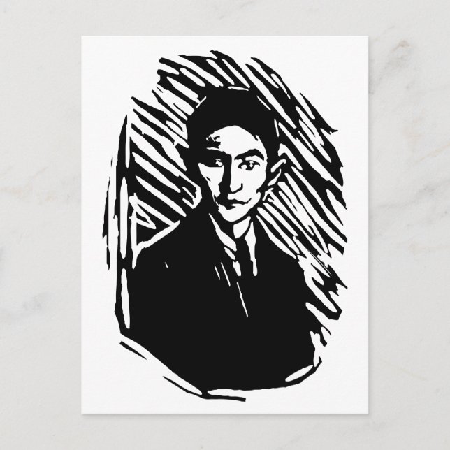 Carte Postale Franz Kafka Portrait (Devant)