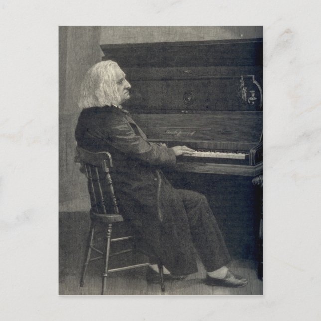 Carte Postale Franz Liszt (Devant)