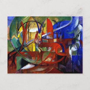 Carte Postale Franz Marc - Gazelles