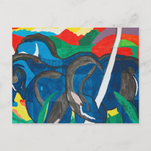 Carte Postale Franz Marc - Le Cheval Bleu