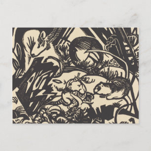 Carte Postale Franz Marc   Légende animale Tierlegende