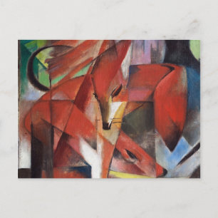 Carte Postale Franz Marc - Les Renards, 1913