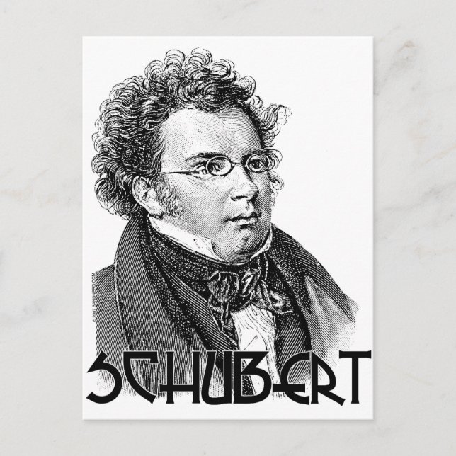 Carte Postale Franz Schubert (Devant)