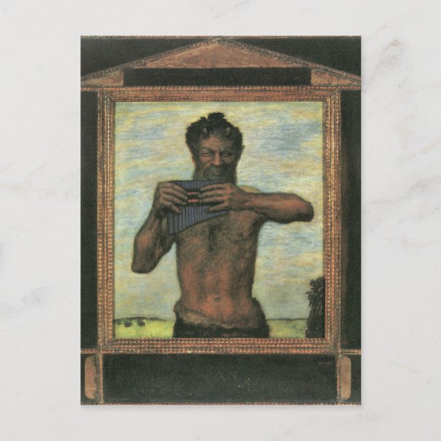 Carte Postale Franz von Stuck - Pan (Devant)