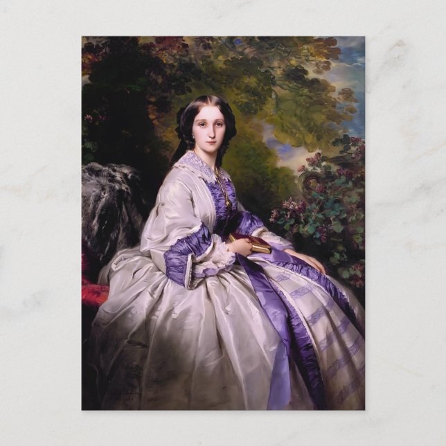 Carte Postale Franz Winterhalter - Comtesse Alexander Lamsdorff (Devant)