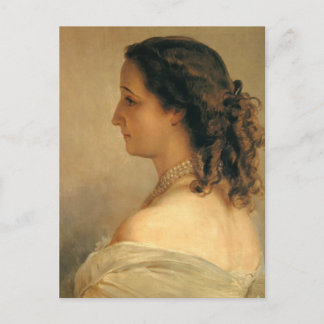 Carte Postale Franz Winterhalter : Eugénie, impératrice de franç