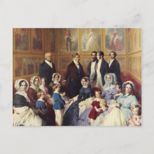 Carte Postale Franz Winterhalter Queen Victoria et Prince Albert
