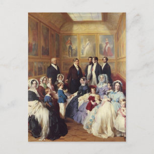 Carte Postale Franz Winterhalter-Queen Victoria & Prince Albert