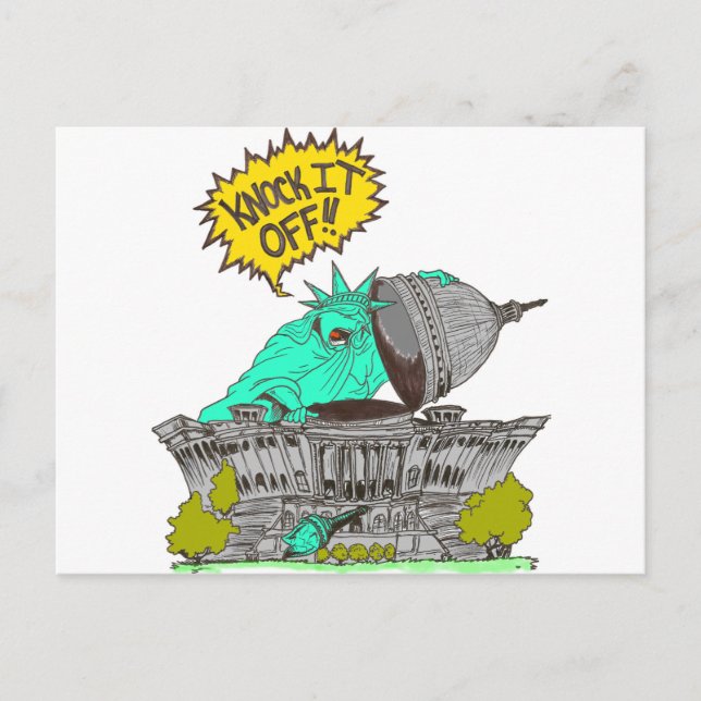 Carte Postale Frapper Washington (Devant)