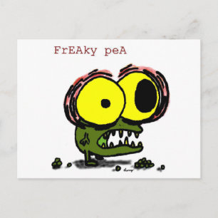 Carte postale Freaky Pea