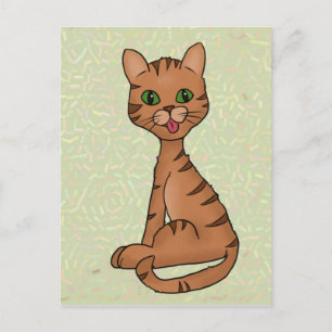Carte Postale freche Katze