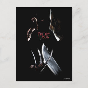 Carte Postale Freddy contre Jason   Affiche théâtrale
