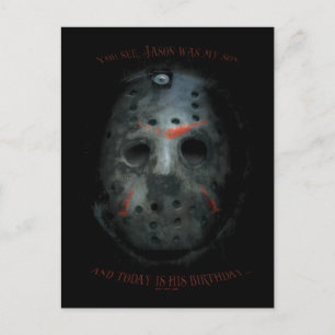 Carte Postale Freddy contre Jason   Devis Jason Mask