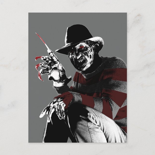 Carte Postale Freddy contre Jason | Freddy Seeing Red (Devant)