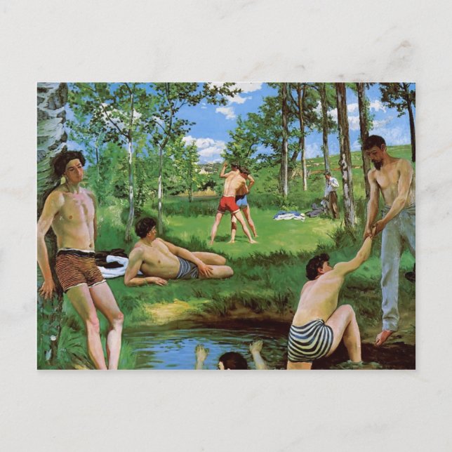 Carte Postale Frédéric Bazille - Bathers (Scène D'Été) (Devant)