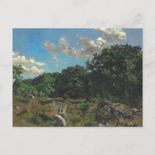 Carte Postale Frederic Bazille - Paysage à Chailly