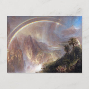 Carte Postale Frederic Edwin Church - saison pluvieuse sous les 