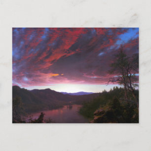 Carte Postale Frédéric Edwin Church Twilight in the Wilderness