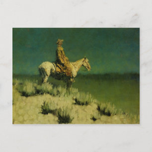 Carte Postale Frederic Remington's The Night Herder (vers 1908)