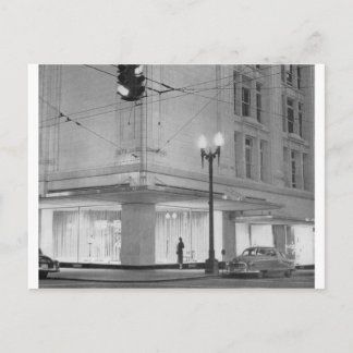 Carte Postale Frederick & Nelson, vue de nuit c1952