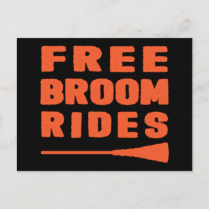 Carte Postale free broom