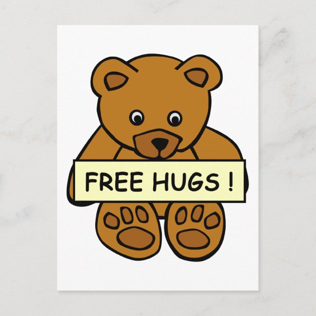 Carte postale Free Hugs (Devant)