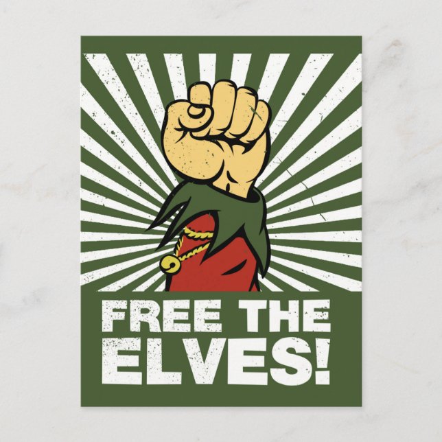 Carte Postale Free the elves ! (Devant)