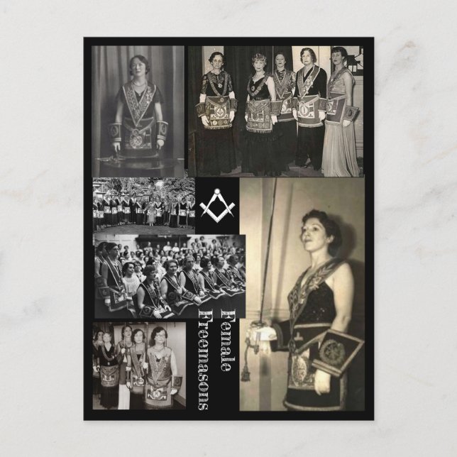 Carte Postale Freemasons féminins (Devant)