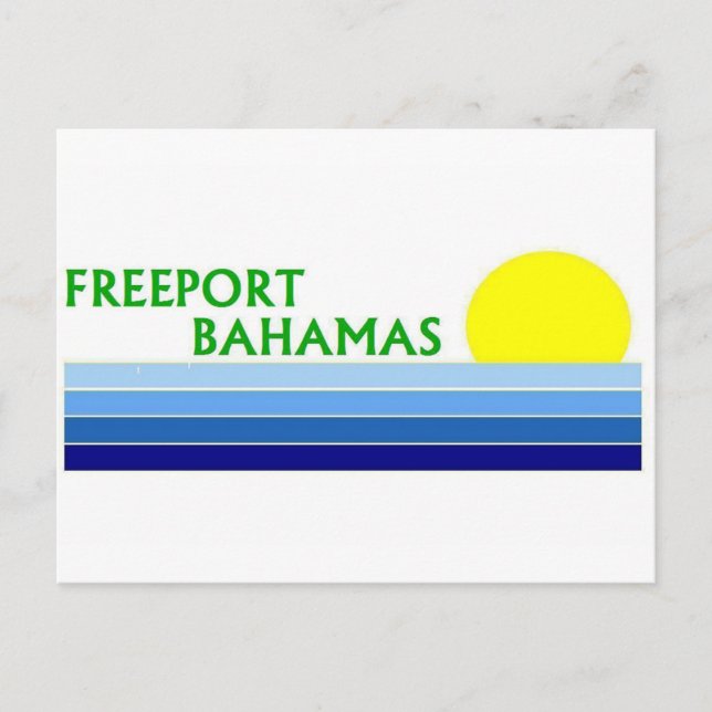 Carte Postale Freeport, Bahamas (Devant)