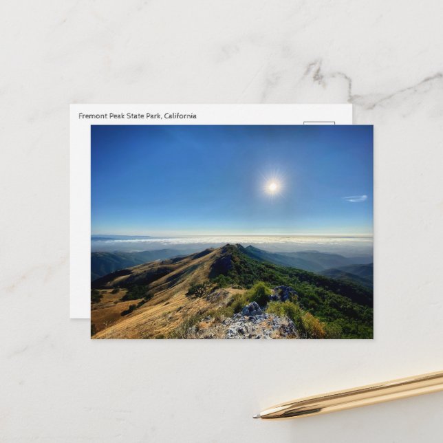Carte postale - Fremont Peak State Park (Devant/Arrière en situation)