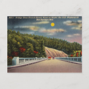 Carte Postale French Broad River, sources thermales Caroline du 