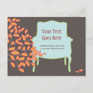 Carte Postale French Chair Postcard