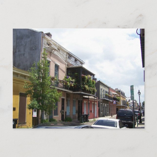 Carte Postale French Quarter Street View New Orleans Louisiane (Devant)