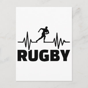 Carte Postale Fréquence de rugby