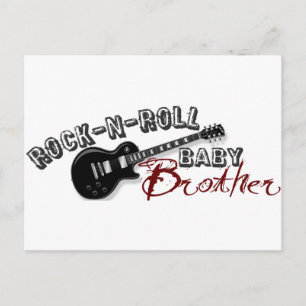 Carte Postale Frère bébé Rock-n-Roll