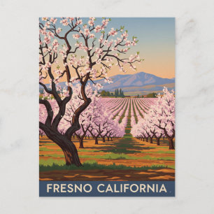 Carte Postale Fresno California Central Valley