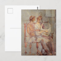 Fresque d'une leçon de musique, Pompéi