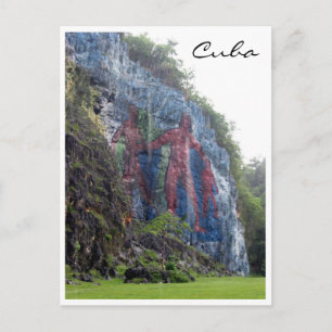 Carte Postale fresque murale pour hommes préhistoriens