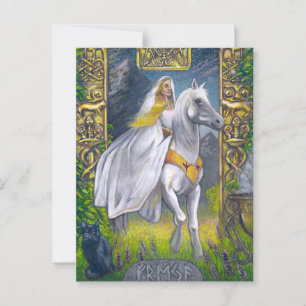 Carte Postale Freyja traverse les portes de Folkvangr