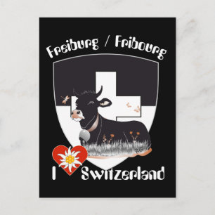 Carte Postale Fribourg / Fribourg Schweiz Suisse Postkarte