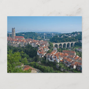 Carte postale Fribourg Suisse